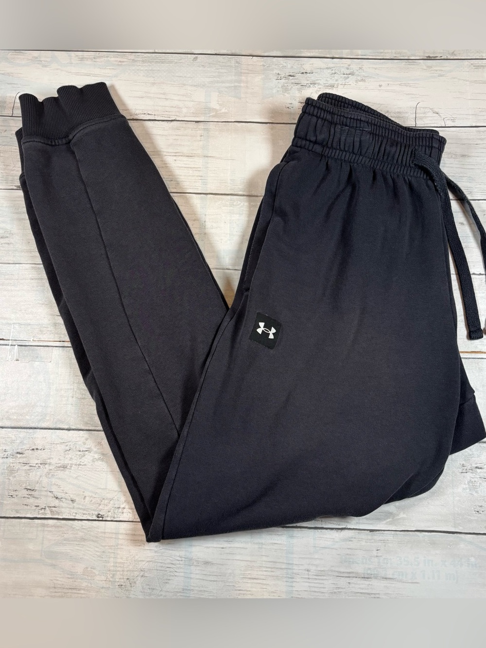 Under Armour Men’s Loose Fit Jogger Sweatpants Sz S Black “Beater Pants” *READ*